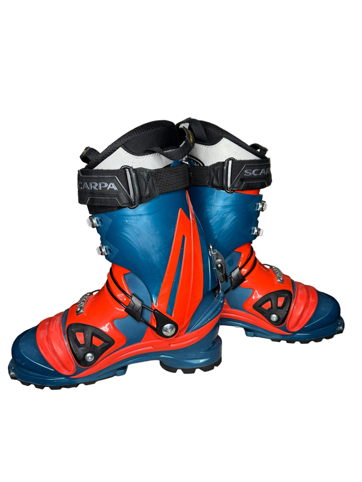 Used Scarpa TX Pro Telemark boots size 29.0 with Intuition Pro Tour liners