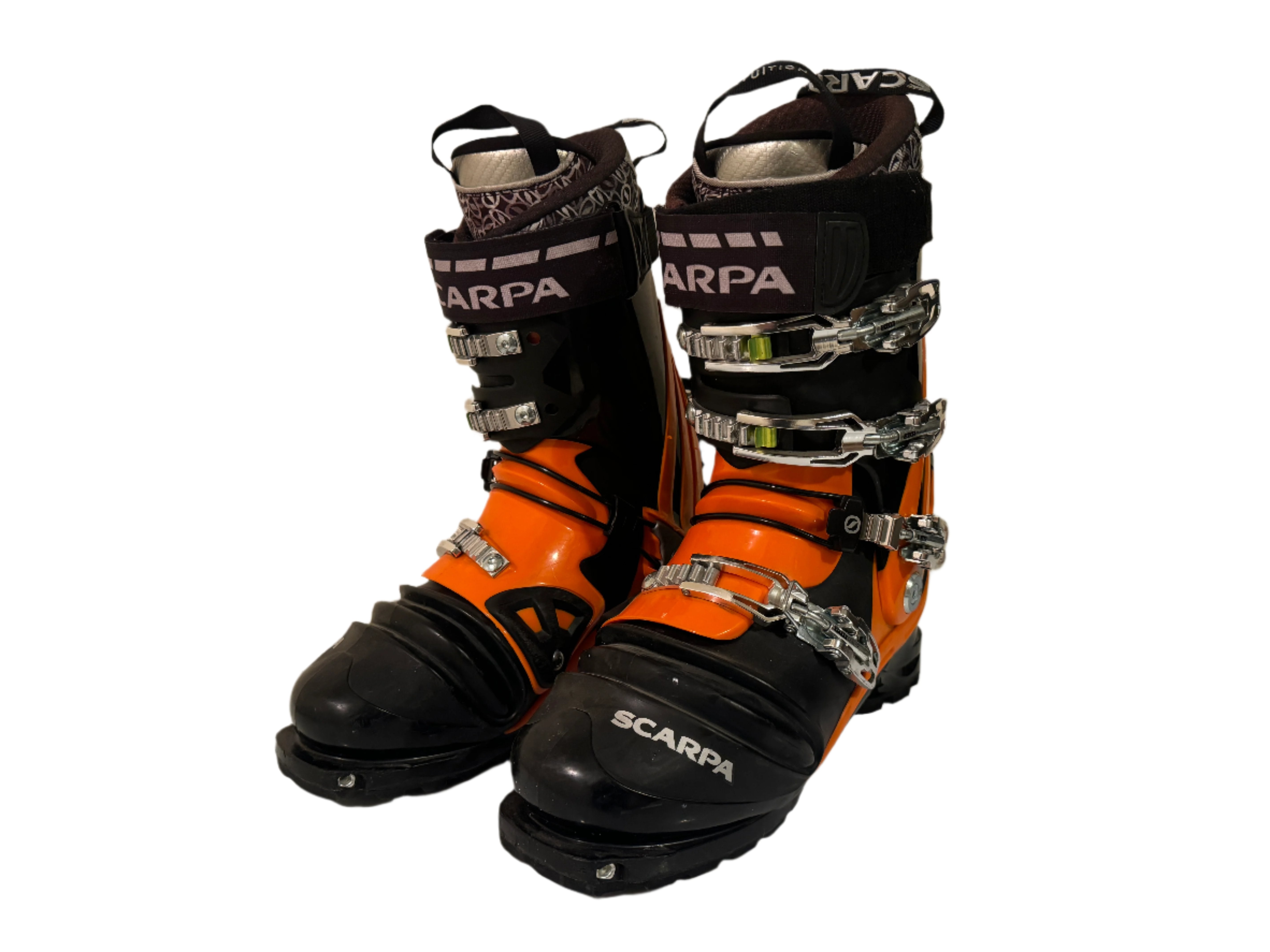29.0 Scarpa Tx Pro Black Orange Used Freeheel Life