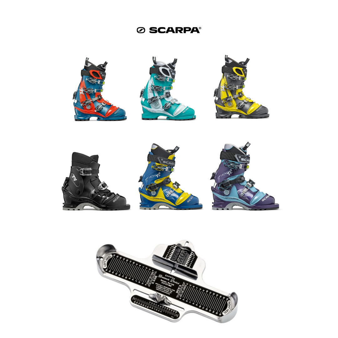 1 Hour - Professional Scarpa Telemark Boot Fitting & Sizing