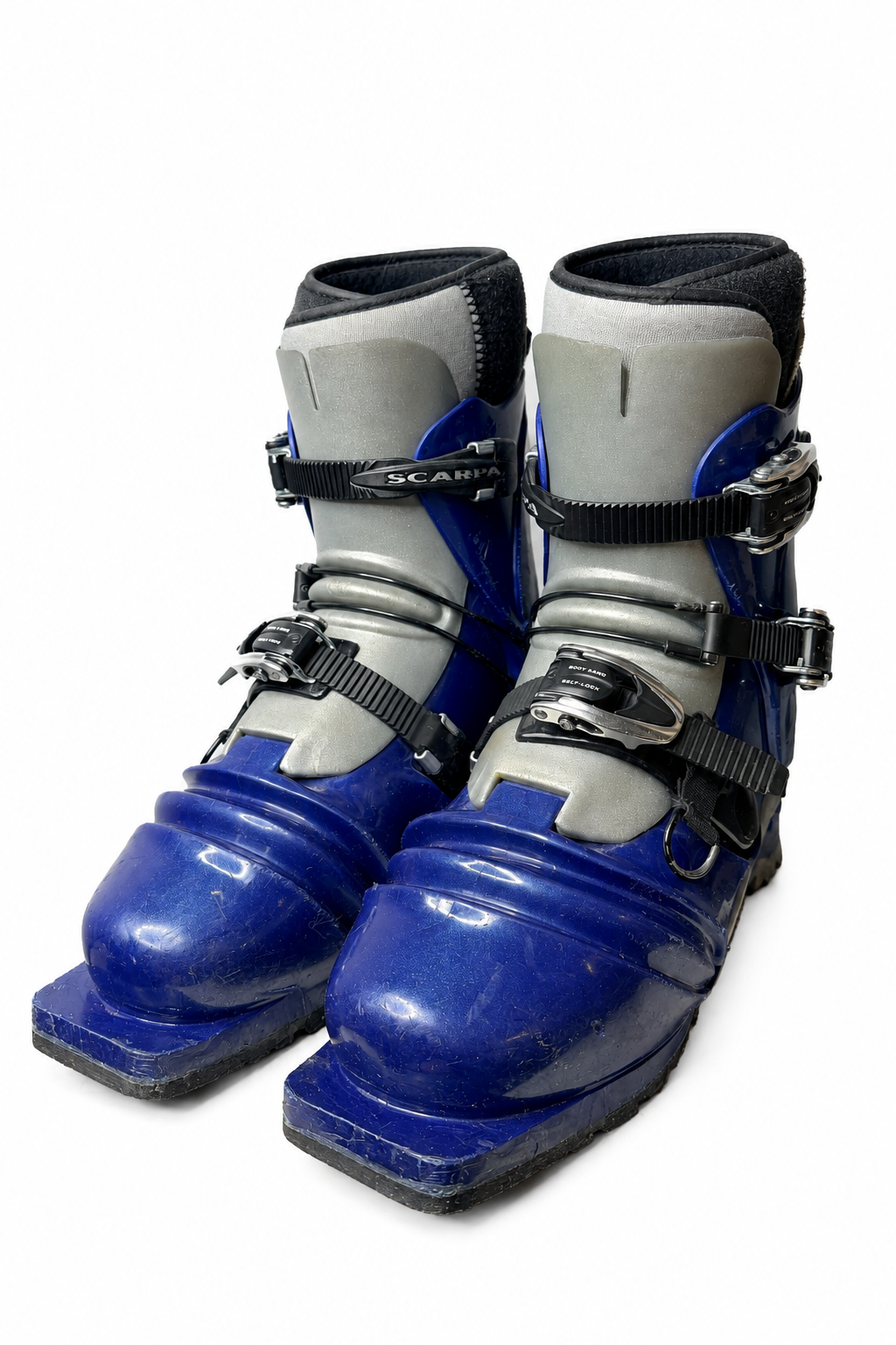 Used Scarpa T2 telemark boots, Mondo 29.5, exact pair
