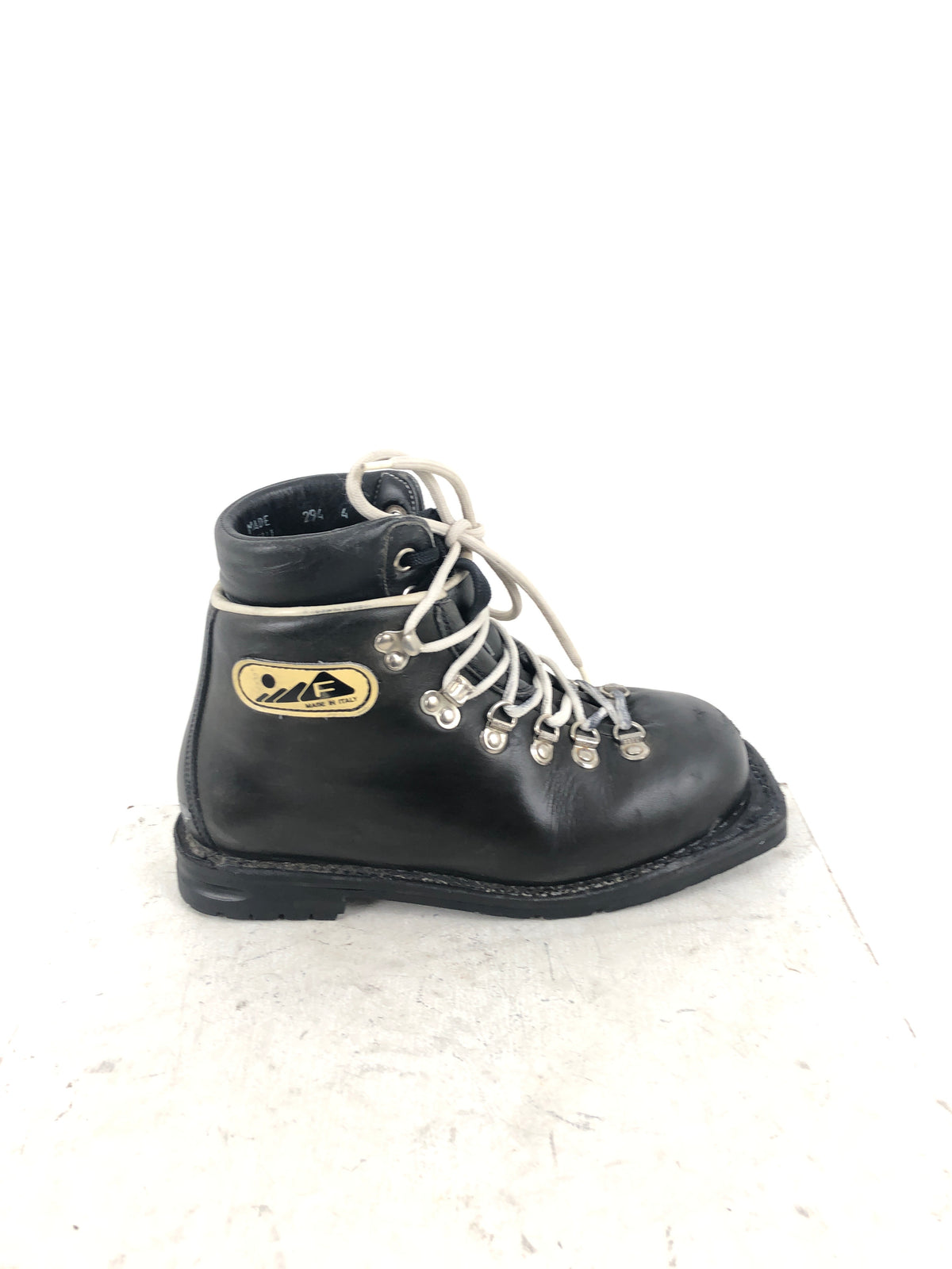 Size 4 Fabiano Double Leather Boots (Used)