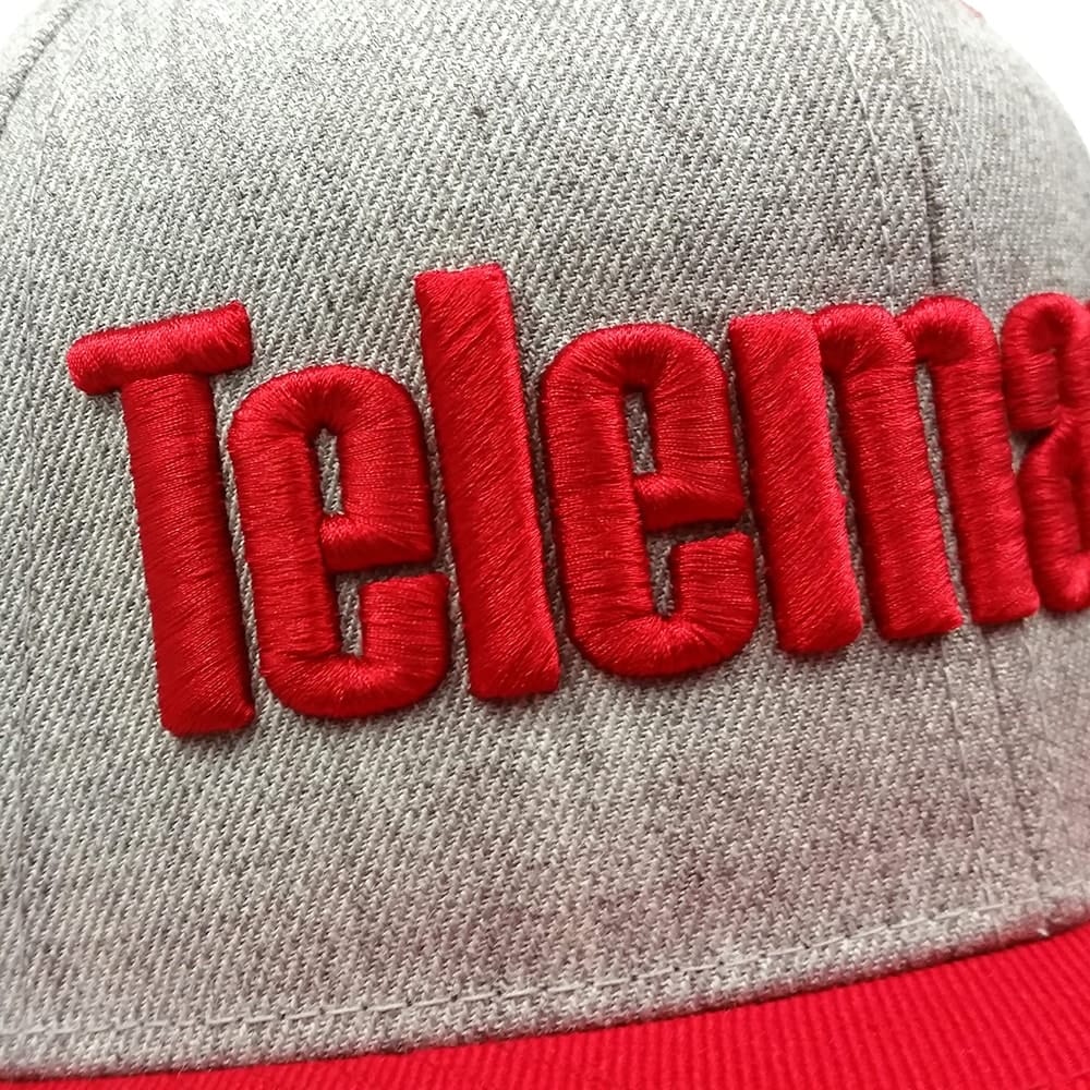 Telemark Skier Snapback Flatbrim Hat